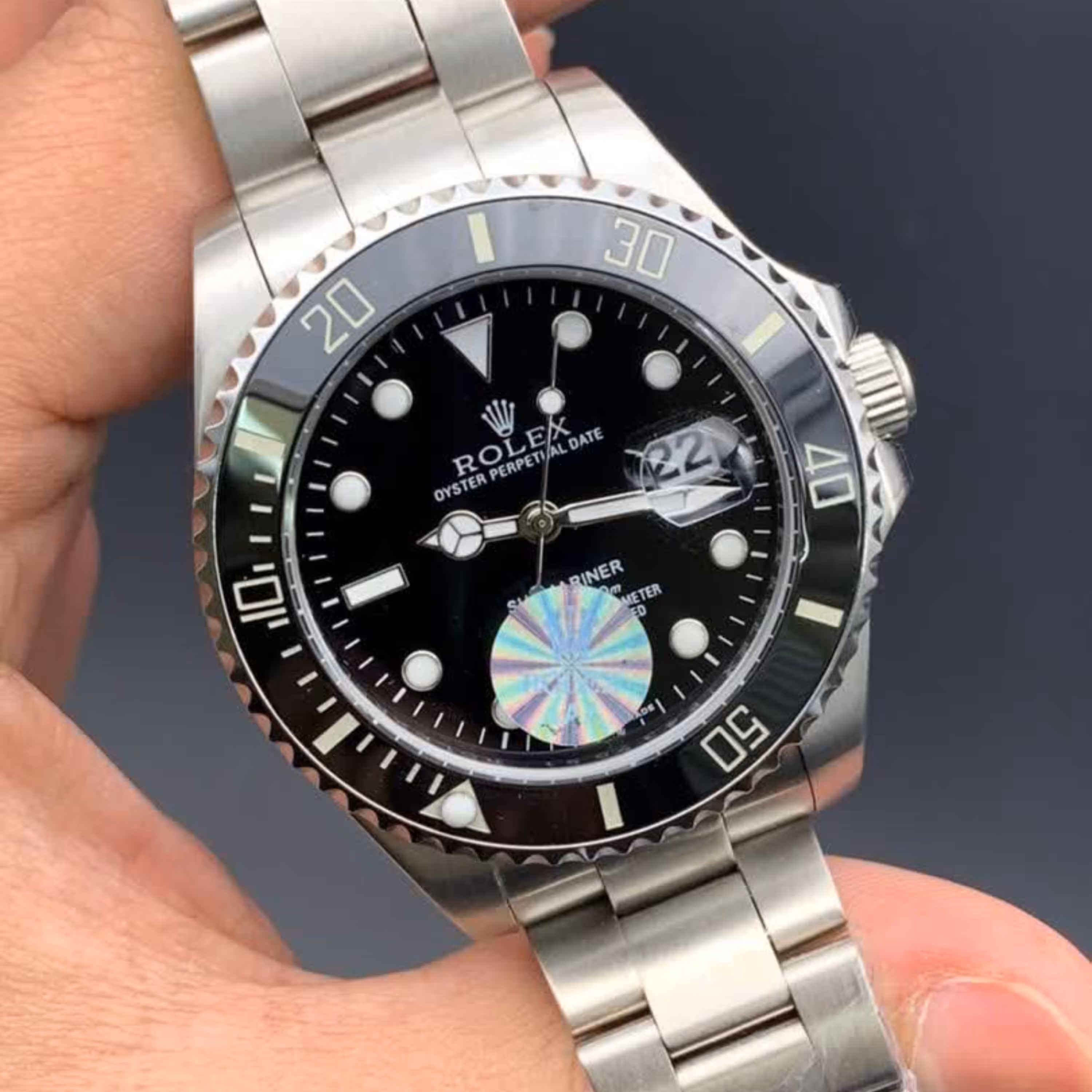 ساعت مچی ست مردانه و زنانه رولکس صفحه مشکی رنگ rolex 