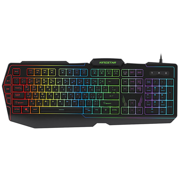 کیبورد سیمی گیمینگ کینگ استار مدل KB172G