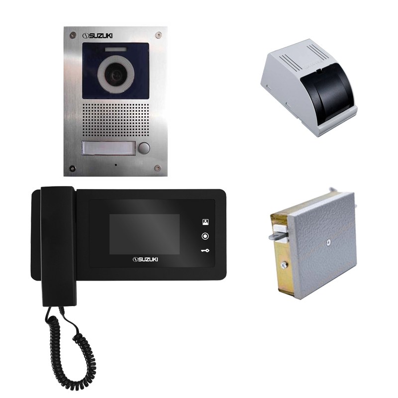 پکیج آیفون تصویری تک واحدی سوزوکی مدل SZ-415 بدون حافظه
