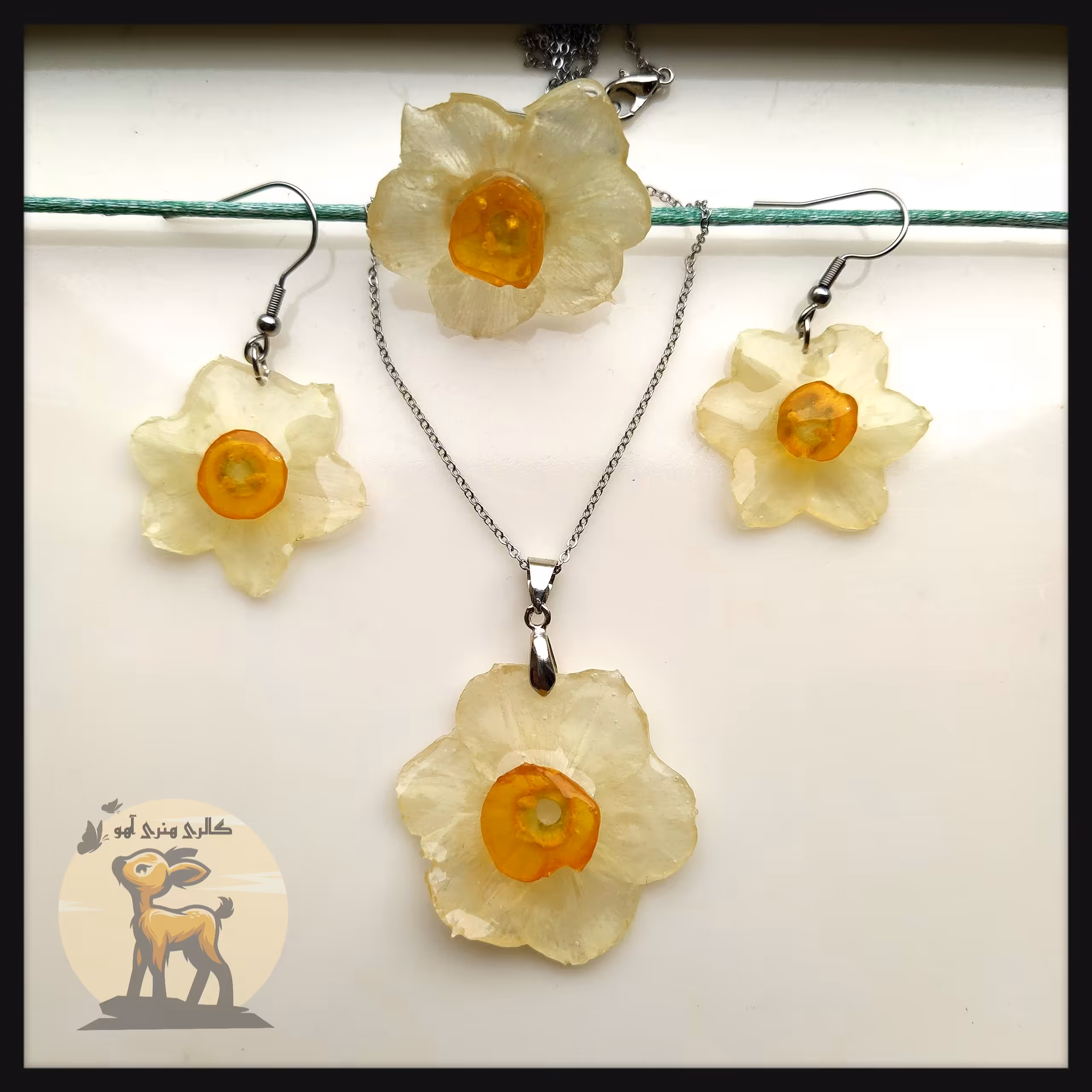 ست بهاری گل نرگس برجسته