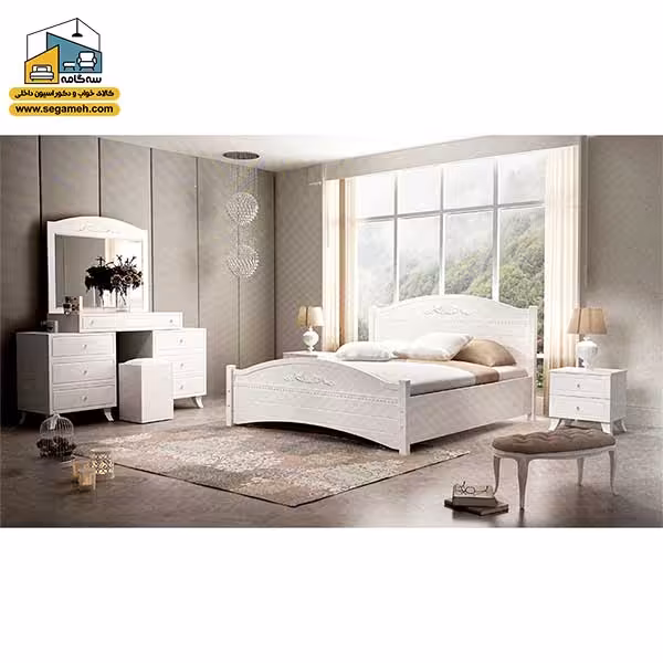 سرویس خواب دو نفره مدل اشکان کد BDS935