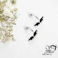 پیرسینگ نقره گوش و ناف با نقره 925 عیار کد 16877