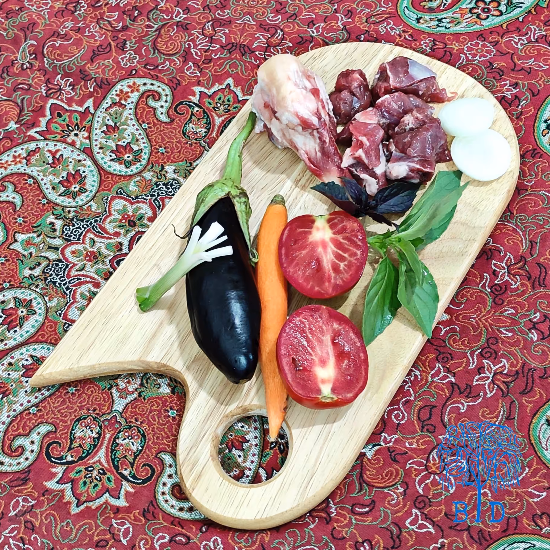 تخته گوشت بامبو (ضخیم 16 میل)