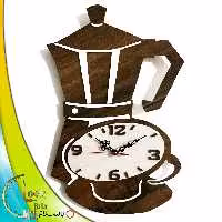 ساعت دیواری طرح قهوه جوش کد 133