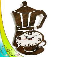 ساعت دیواری طرح قهوه جوش کد 133