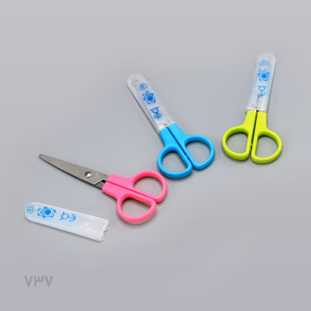 قیچی غلافدار آبی (وسطیه) مخصوص کودکان