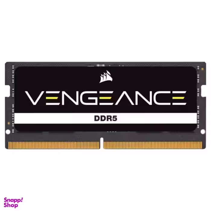 رم لپ تاپ DDR5 تک کاناله 4800 مگاهرتز CL40 کورسیر مدل VENGEANCE ظرفیت 32 گیگابایت