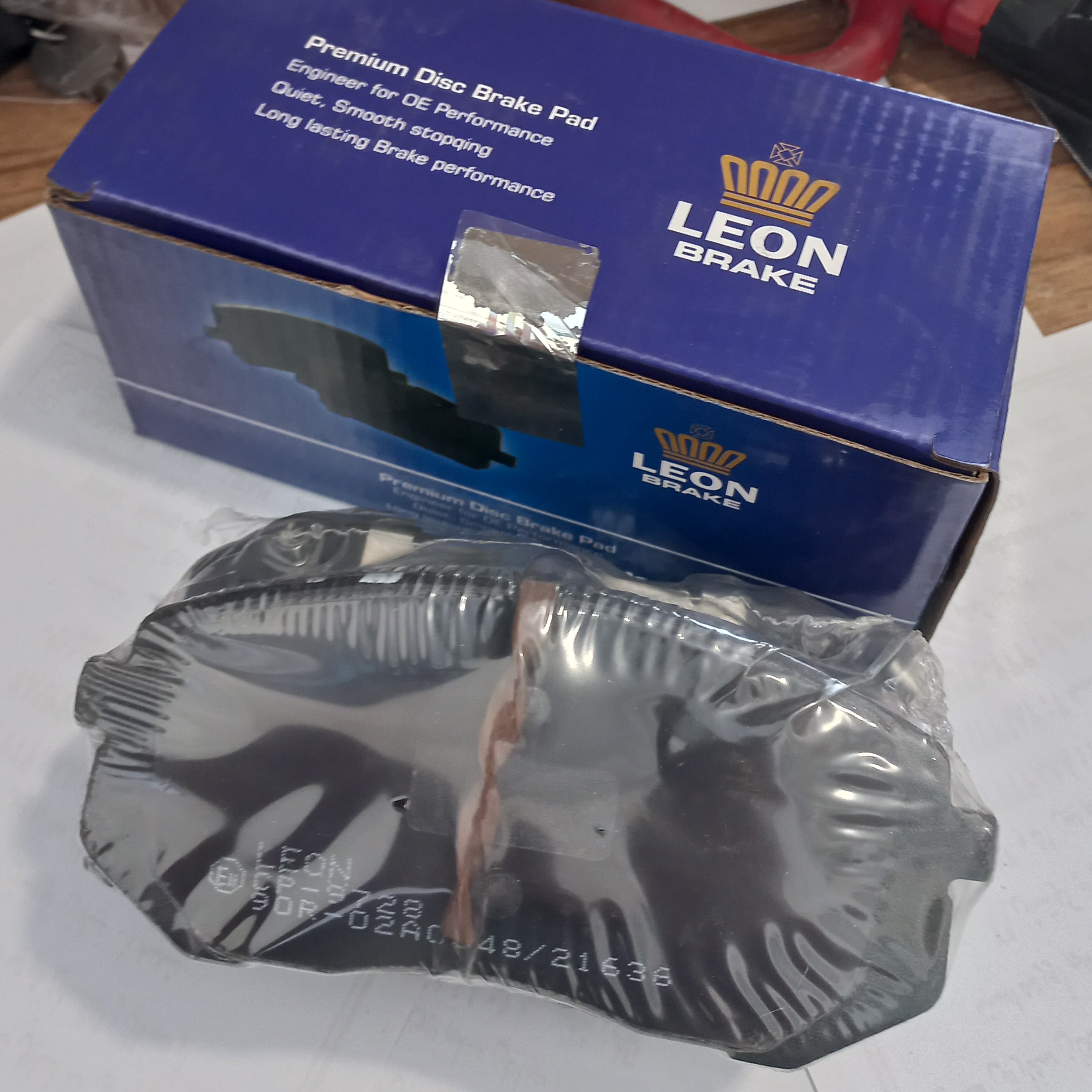 لنت ترمز جلو اسپورتیج 2012 تا2015 برند LEON