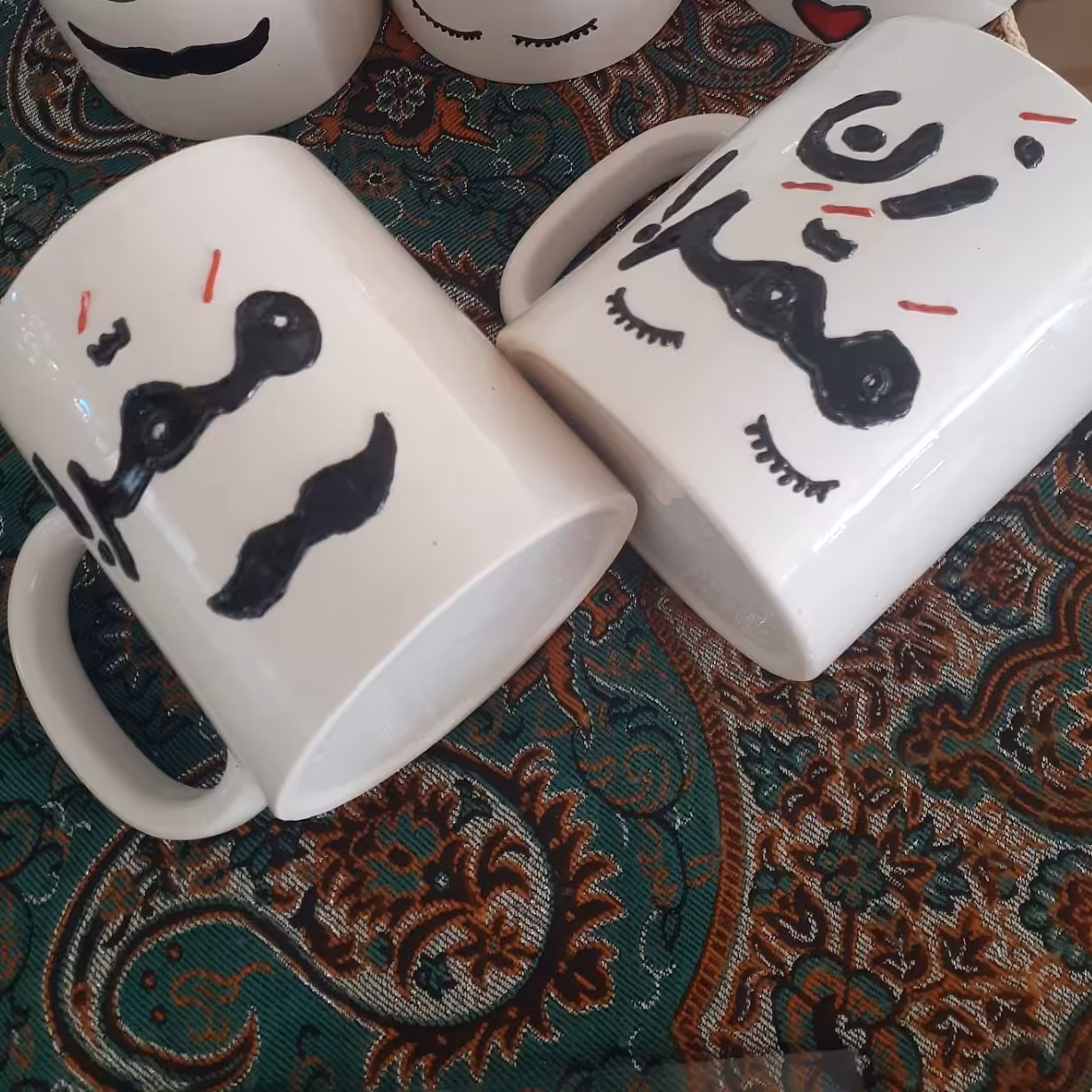 ماگ ویترای طرح ممد و زن ممد