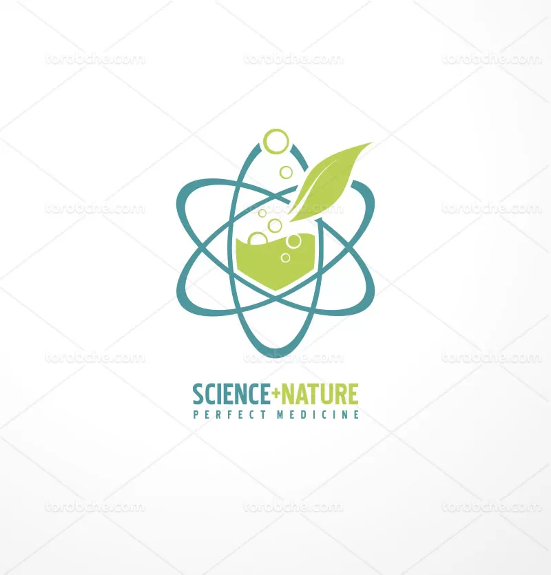 وکتور لوگو علوم طبیعت | گرافیک با طعم تربچه