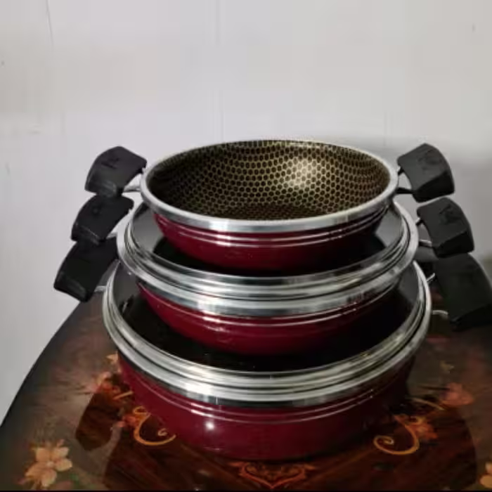تابه 3 تایی گرانیت با در