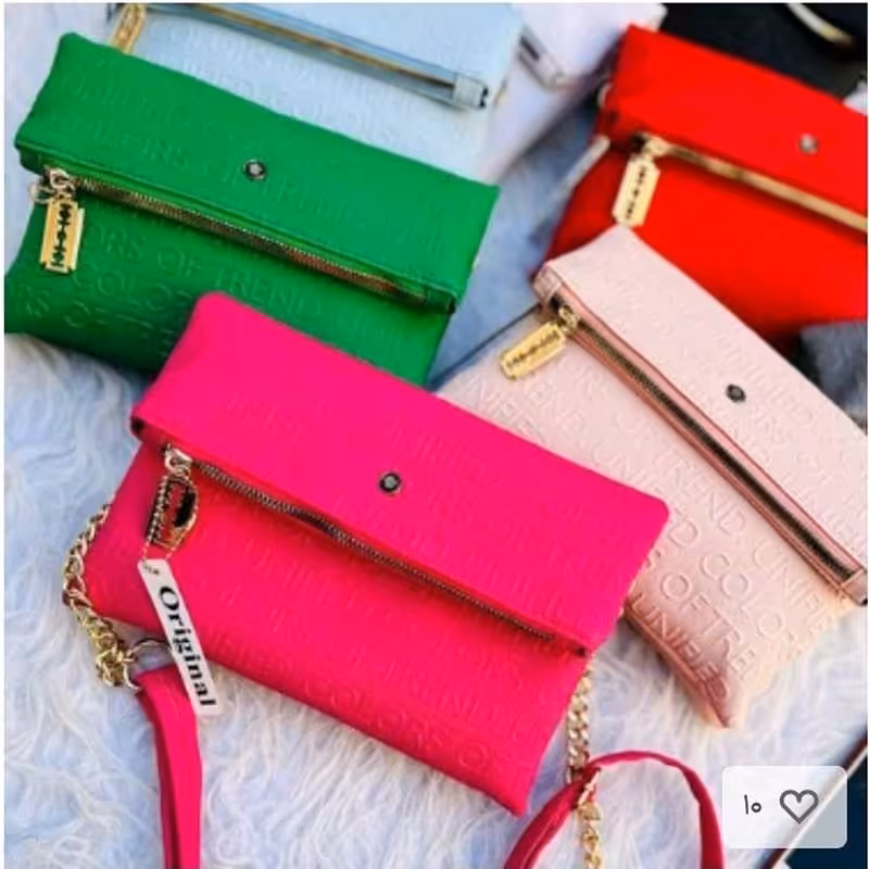 کیف دخترانه  دستی شیک کتابی دارای تنوع رنگ بسیار بالا 