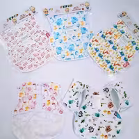 پیش بند پلاستیکی ژیله سپید نوزادی