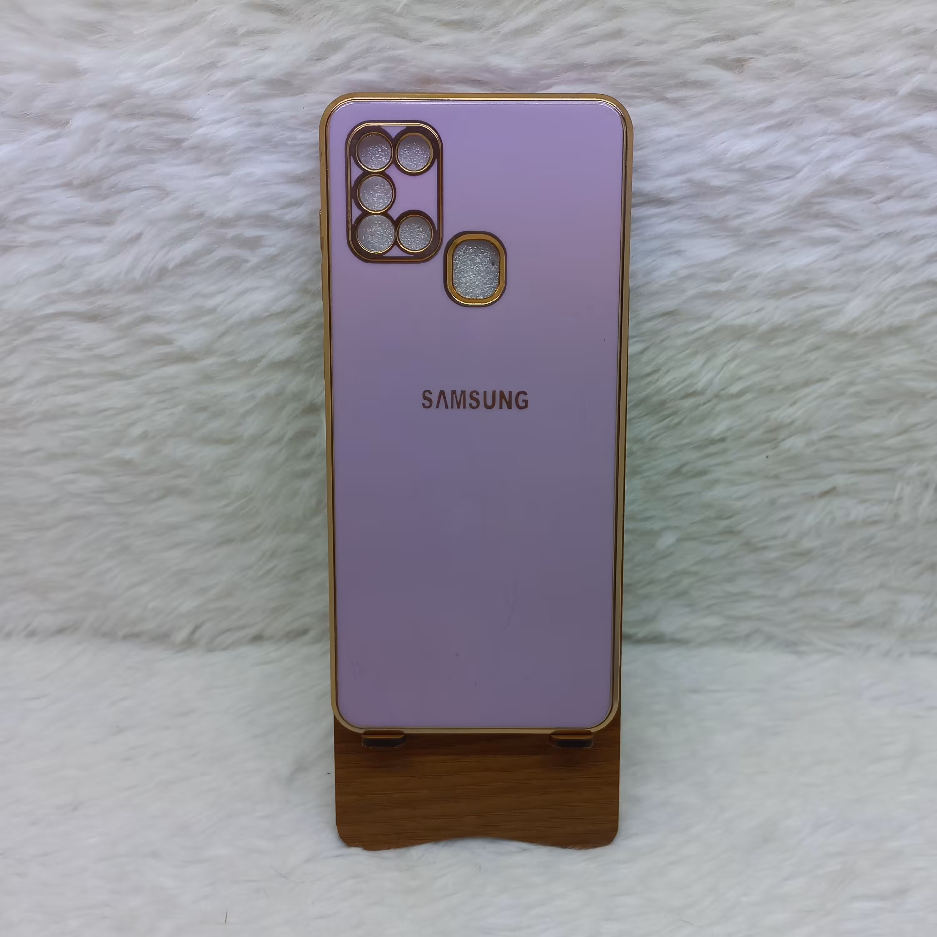 گارد (قاب) گوشی A21s مدل مای کیس رنگ بنفش مناسب گوشی Samsung A21s