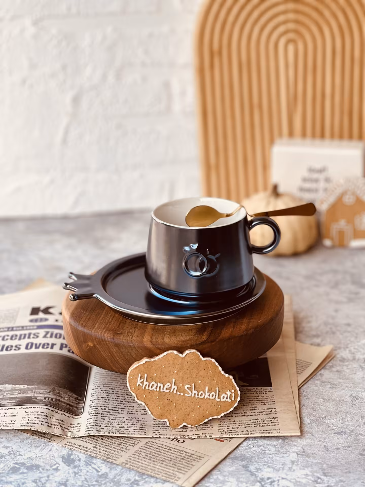 ماگ سینی دار فانتزی طرح حلقه کد00120