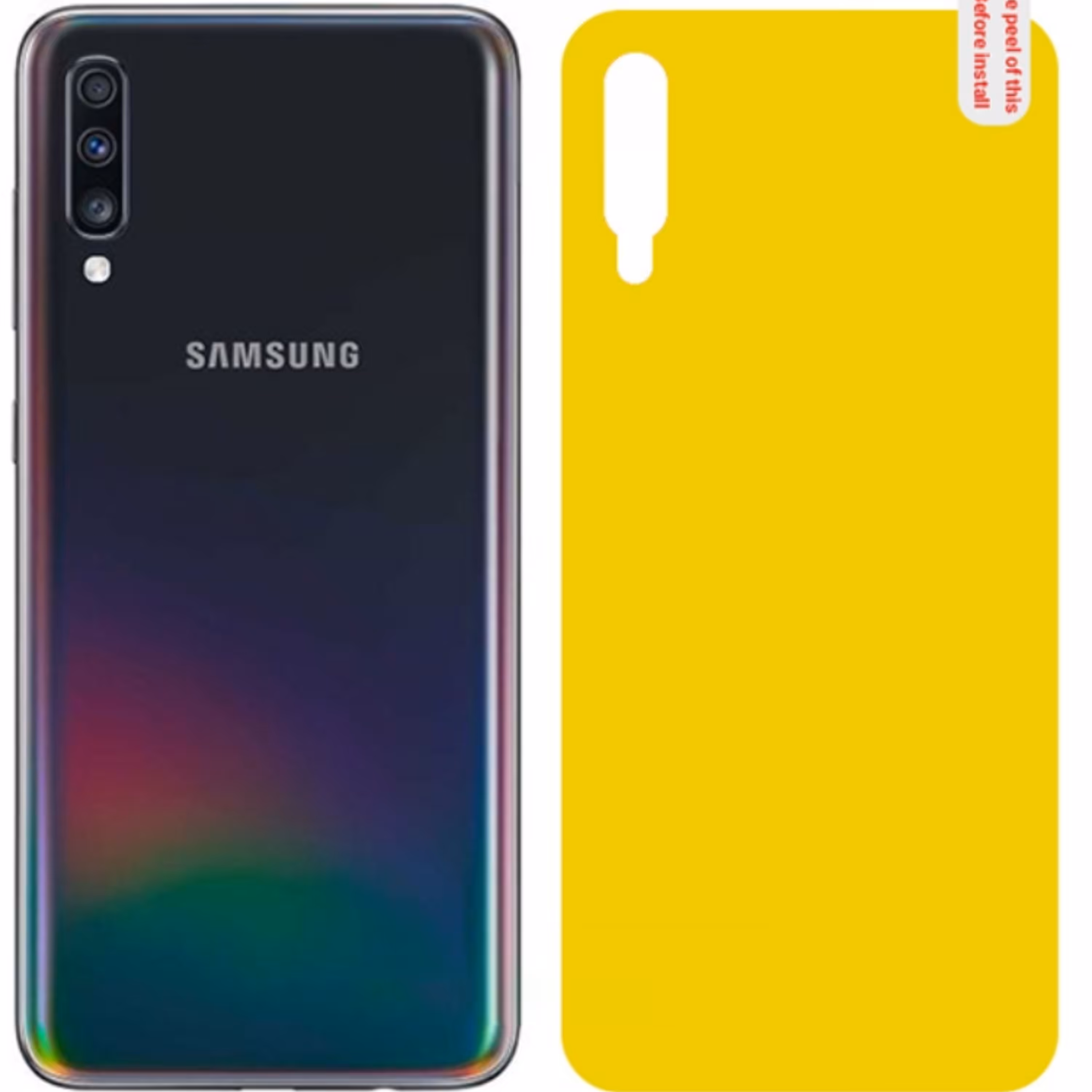 برچسب پشت نانو گوشی سامسونگ A50 A50s A30s