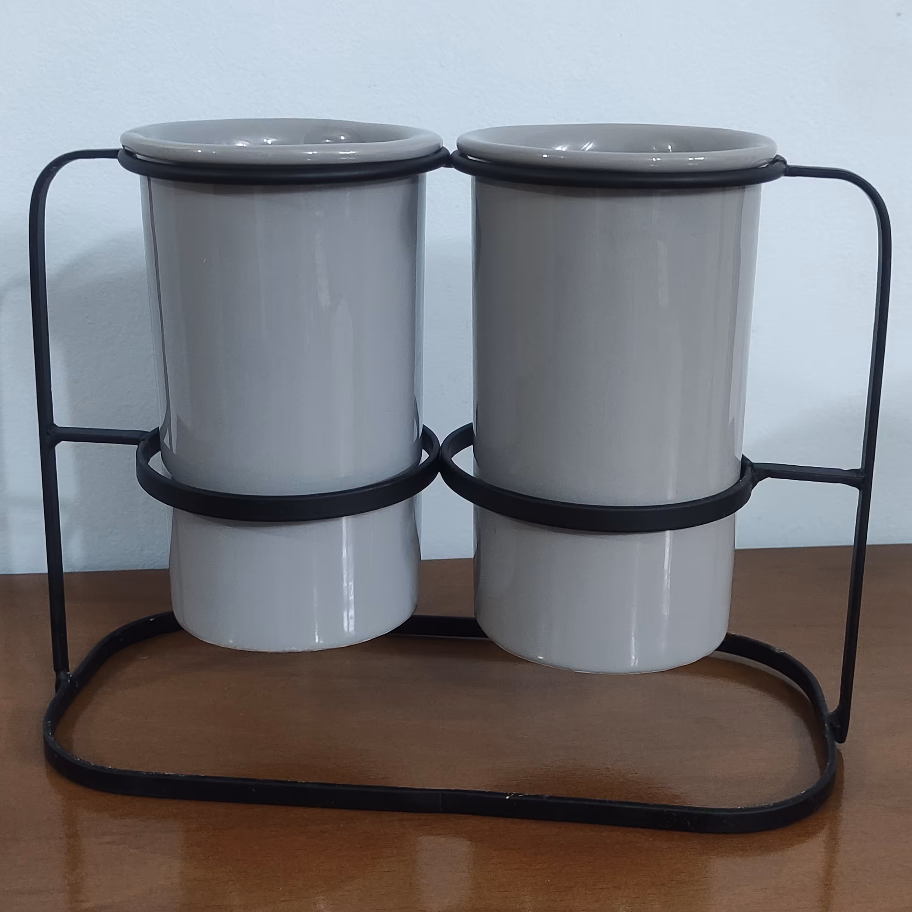 جاقاشقی سرامیکی دوقلو طوسی