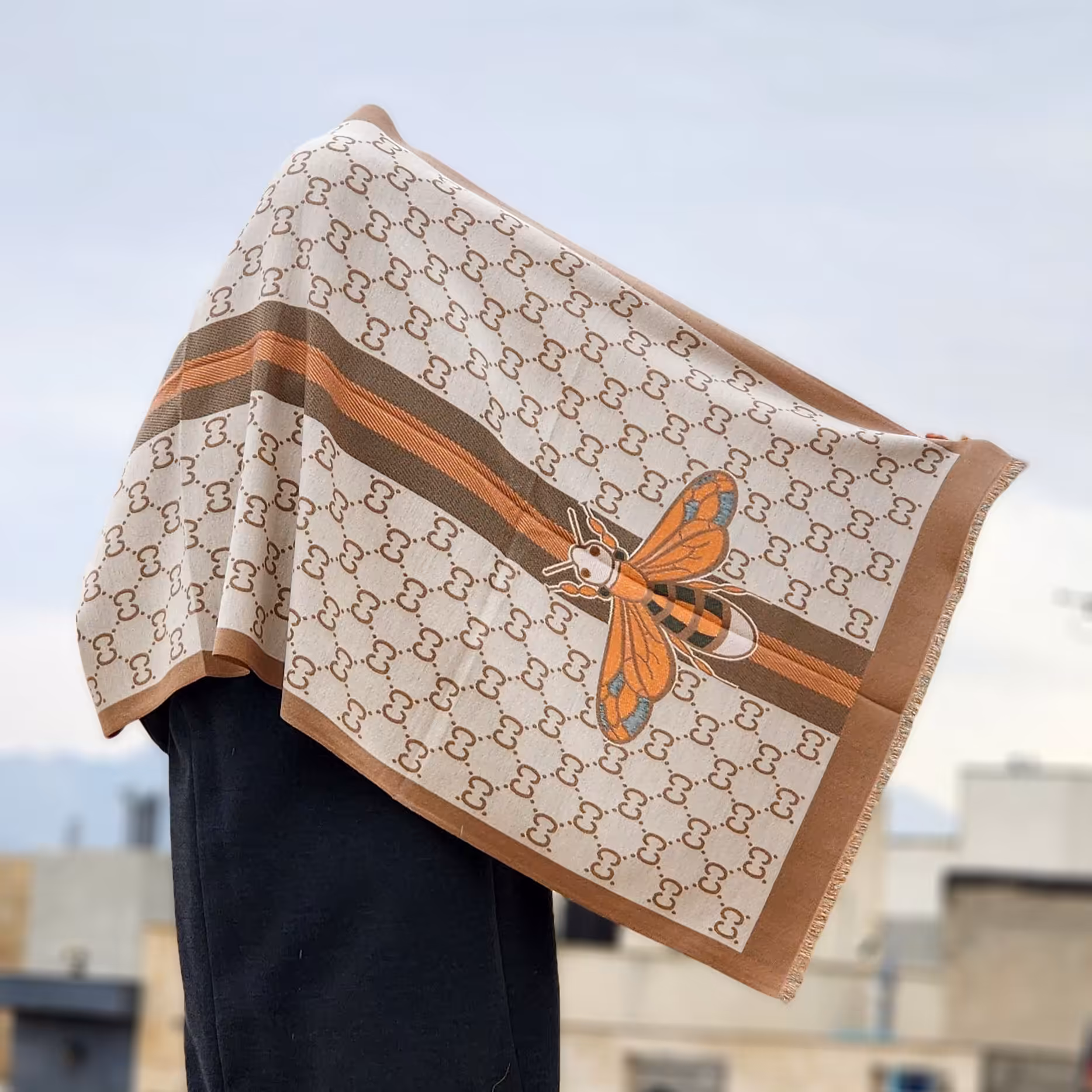 شال فوتر زمستانه، طرح گوچی