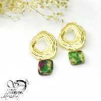 گوشواره ترک دست ساز زنانه کد 6058