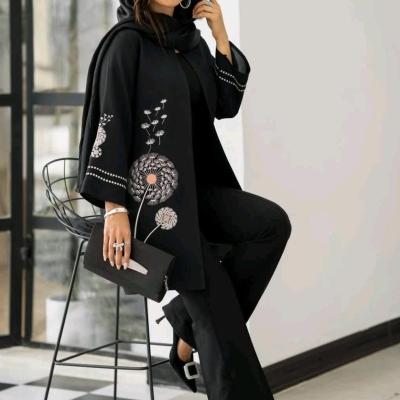 مانتو اسپرت زنانه نخ پنبه جنس محصول مازراتی اعلا هس مدل مانتو گلدوزی شاپرک