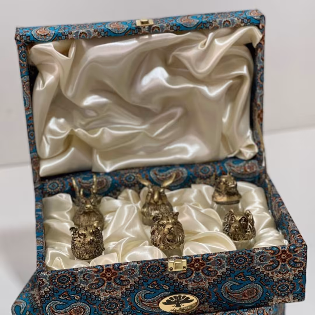 شات سر حیوان-باکس  فیروزه ای  شش عددی 