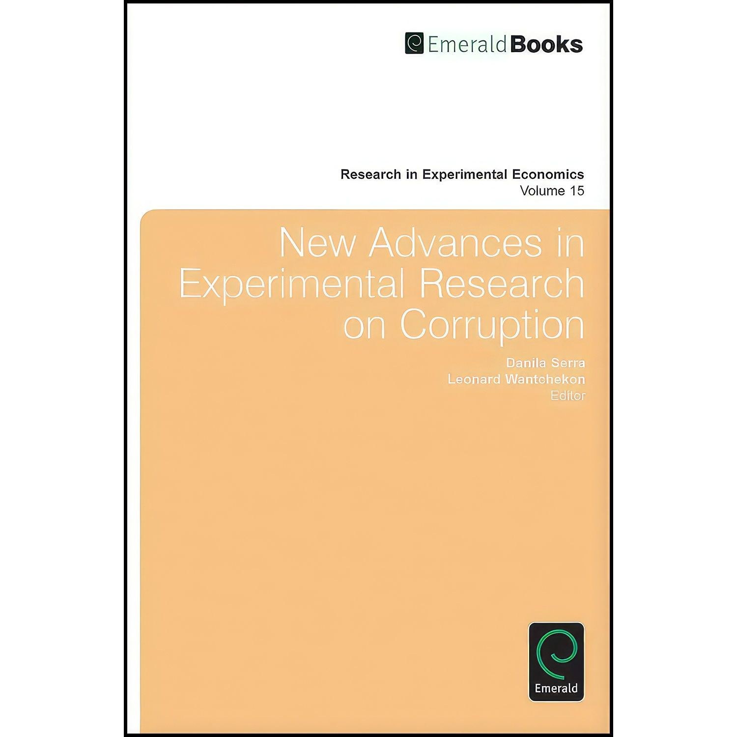 کتاب زبان اصلی New Advances in Experimental Research on Corruption
