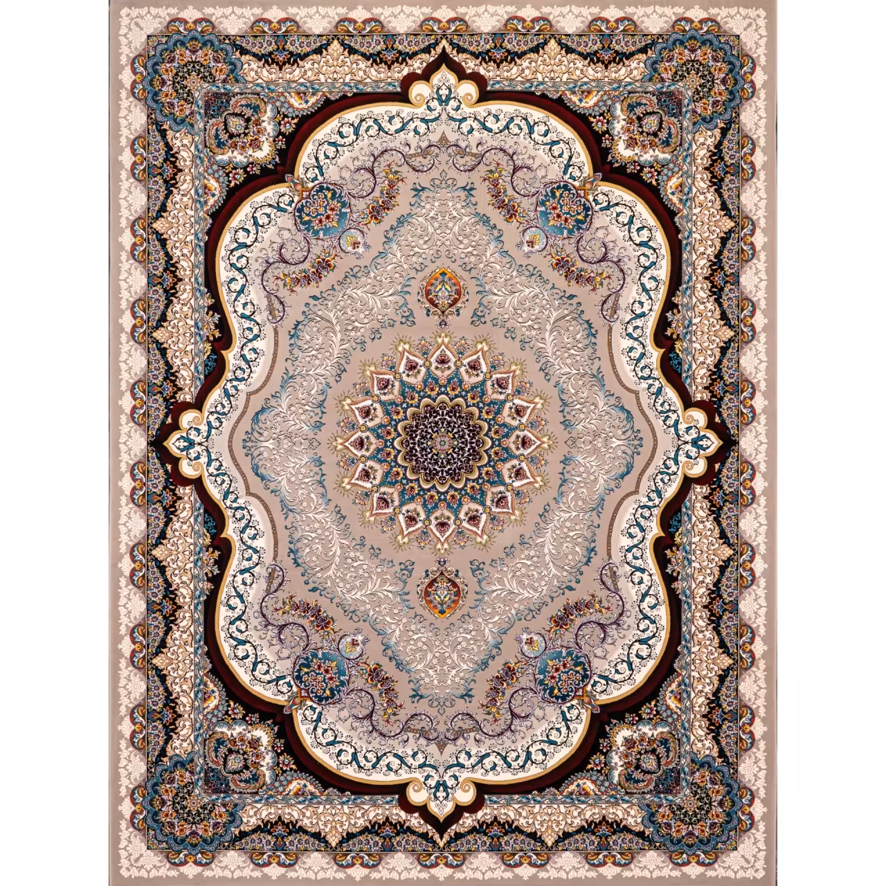 فرش ماشینی بیتا ترمه ای