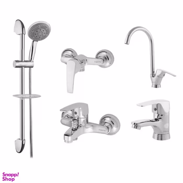 ست شیرآلات فاخته مدل مارگارت CHPLUS مجموعه 5 عددی