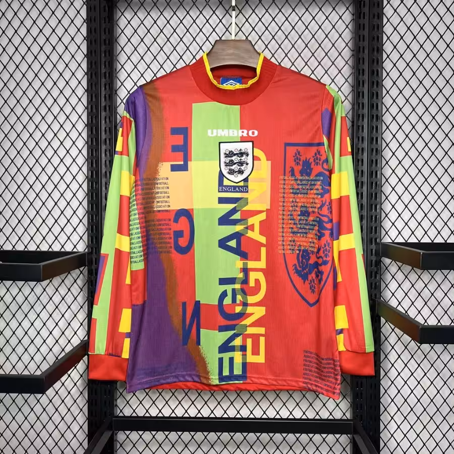 لباس کلاسیک دروازه بانی انگلیس 1996 آستین بلند