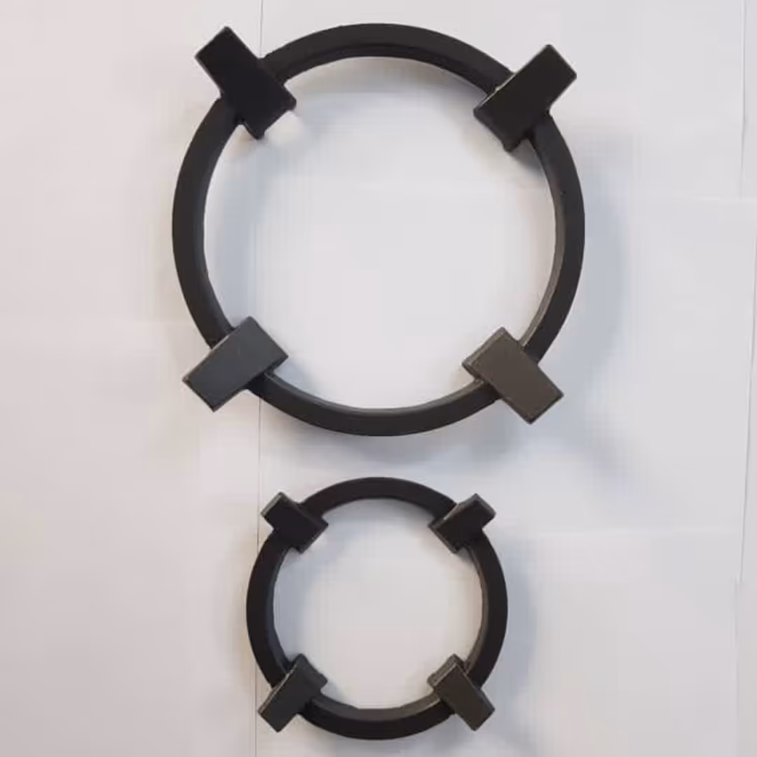 یک جفت چدن بزرگ و کوچک گاز - شبکه گاز -  رو گازی اورجینال اصلی