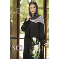 مانتو مجلسی برند set مدل لی لی رنگ مشکی کد 1855
