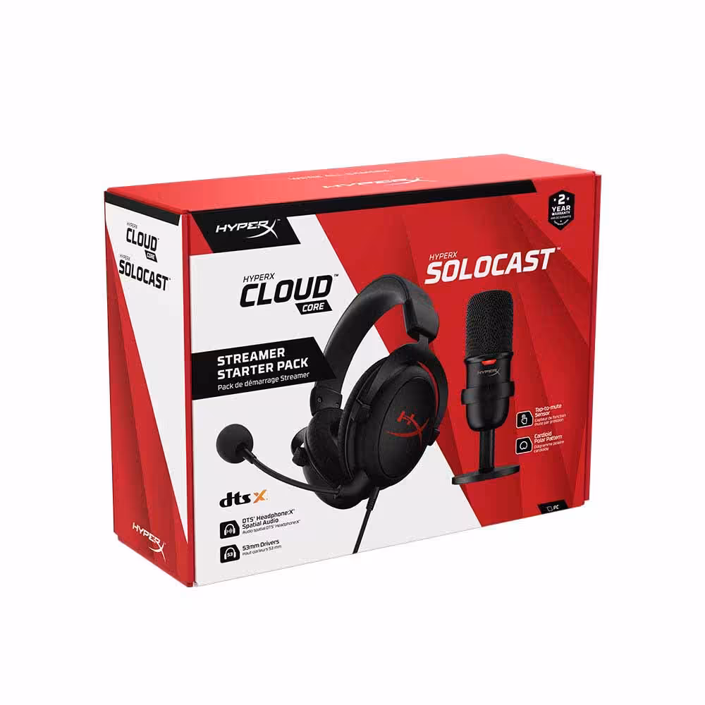 خرید پک استریم استارتر هایپرایکس Hyper X Streamer Starter Pack با بهترین قیمت