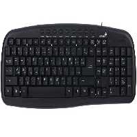 کیبورد جنیوس مدل KB-M225C همراه با حروف فارسی