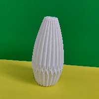 بیس خام خمره ای بلند شیاردار