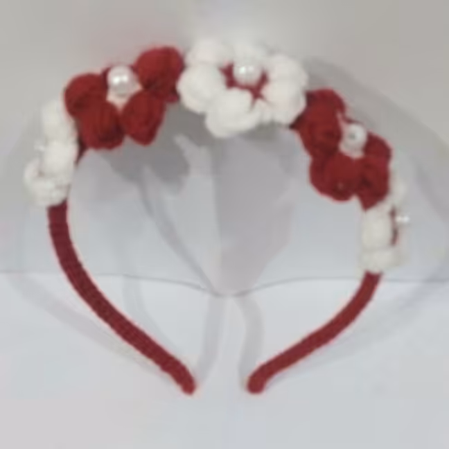 تل بافتنی گل پفکی