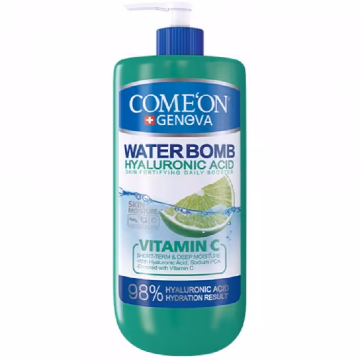 بمب آبرسان کامان حاوی عصاره لیمو سبز حجم 500 میلی لیتر