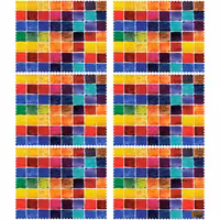 زیر بشقابی مستطیلی پارچه مخمل سایز 35 در 40 مدل U3-517 شرکت رنس