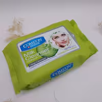 کامان  دستمال مرطوب پاکتی  شیرپاکن-بسته 20 عددی