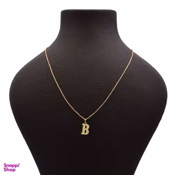 گردنبند طلا 18 عیار زنانه سانا گالری طرح B کد 769D3212