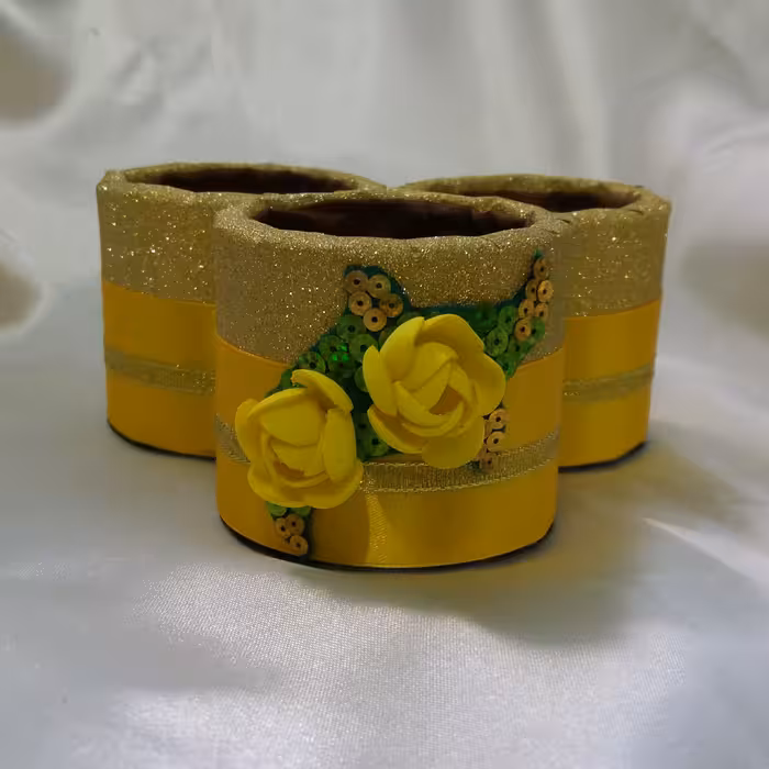 جامدادی رومیزی طلایی