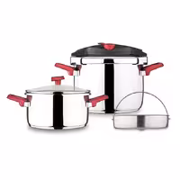 زودپز دوقلو کاندید مدل هلیوس گنجایش 4 و 6 لیتر