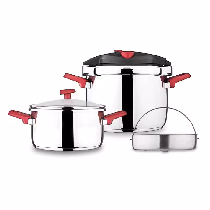 زودپز دوقلو کاندید مدل هلیوس گنجایش 4 و 6 لیتر