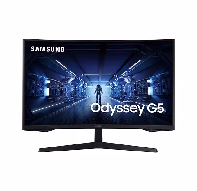 مانیتور گیمینگ 27 اینچ سامسونگ سری Odyssey G5 مدل Samsung Gaming Monitor  LC27G55TQWMXUE