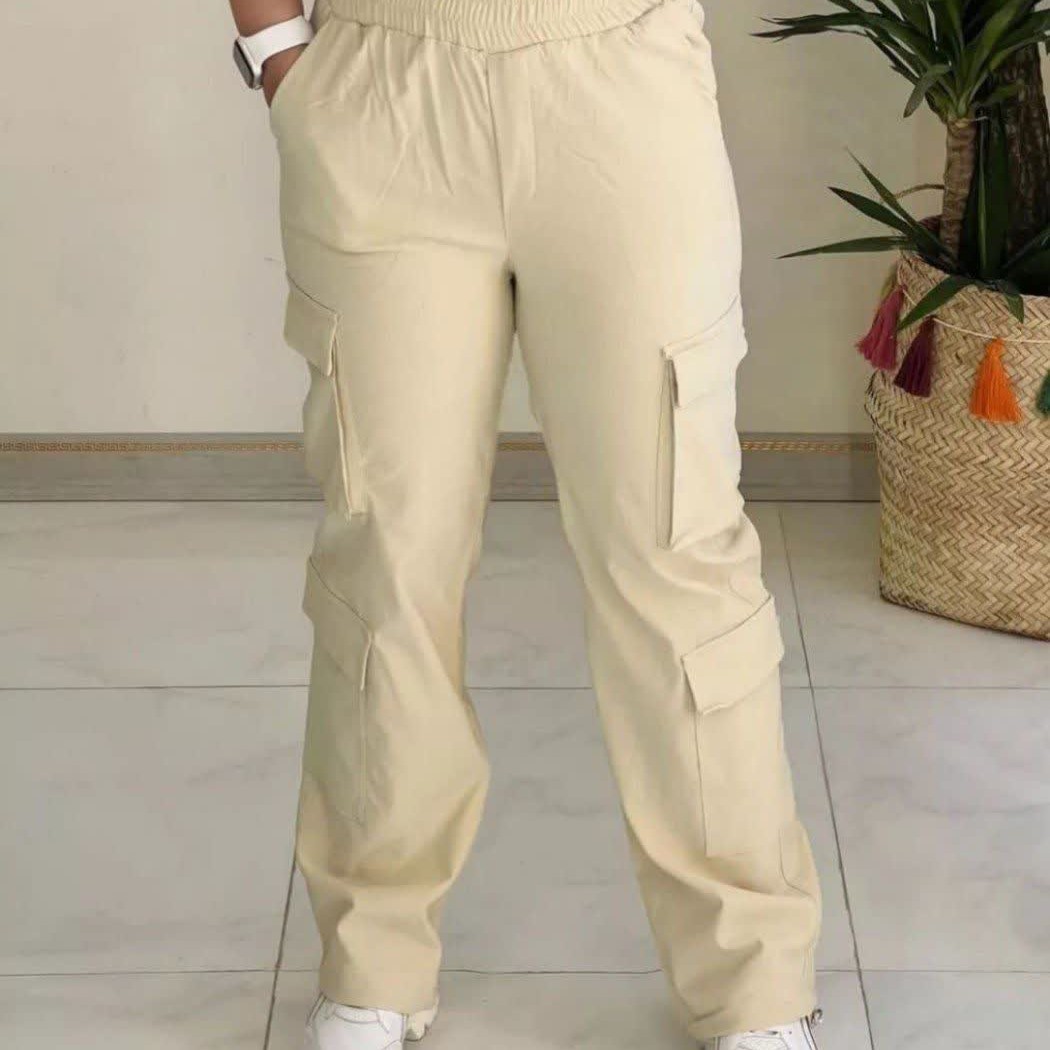 شلوار شش جیب زنانه کارگو