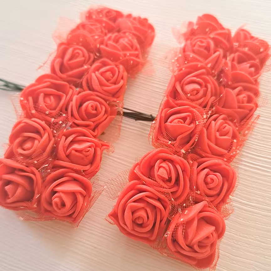 گل فومی تور دار بسته 24 عددی