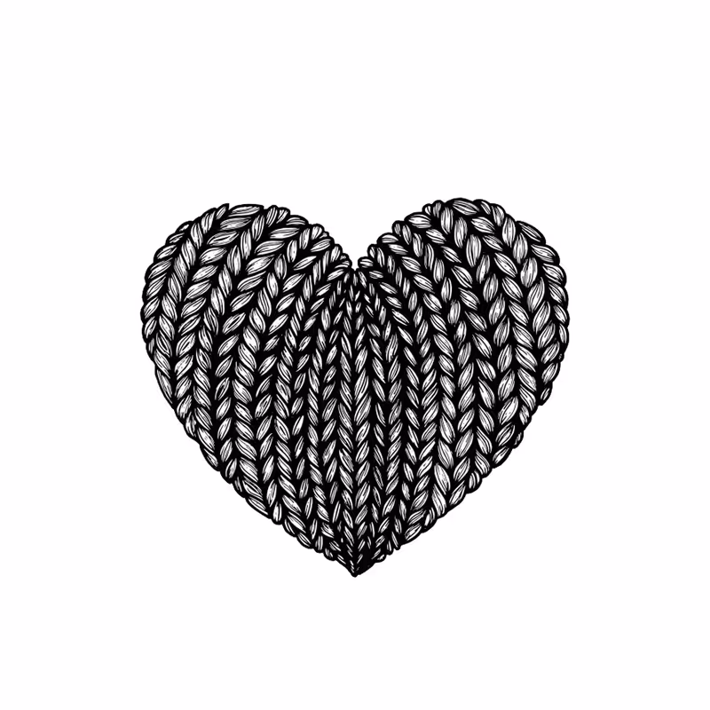 استیکر تزئینی موبایل طرح قلب مدل STM892