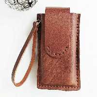 کاور پاور بانک چرم طبیعی دست دوز