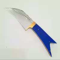 چاقوزنجان چاقوی زنجان چاقوی پوست کنی و پاک کردن مرغ و ماهی جنس فولادی طول کل چاقو 24 سانت  ضخامت تیغه 4 میل فولاد فنر 