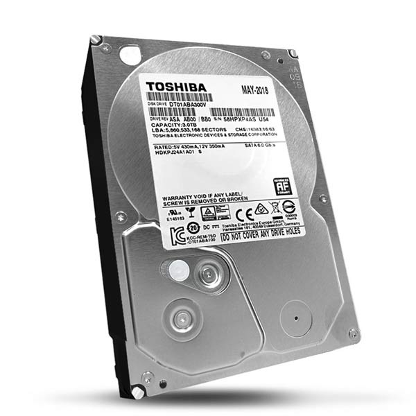هارد دیسک اینترنال توشیبا مدل HDKPC08A0A01 S ظرفیت 3 ترابایت