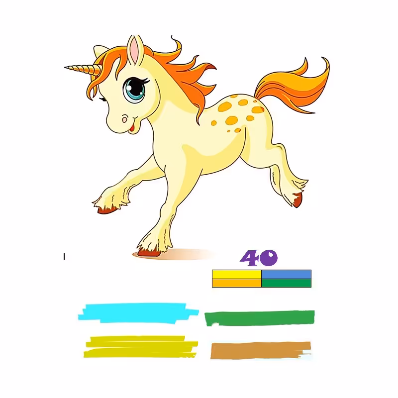 دفتر نقاشی 40 برگ کودکانه 4رنگ- فنری -جلد پشت و رو گلاسه